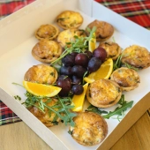 Tartaletki zapiekane z orzechami